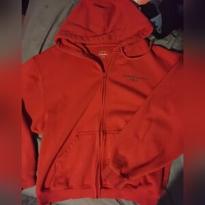 Cabela's Kids XL Vibrant Red Zip-Up Hoodie